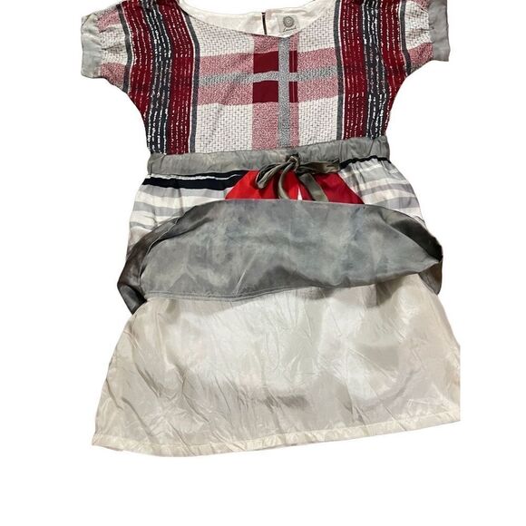 Launch by Susan Young abstract sailboat novelty 100% silk dress size XS - Picture 10 of 13